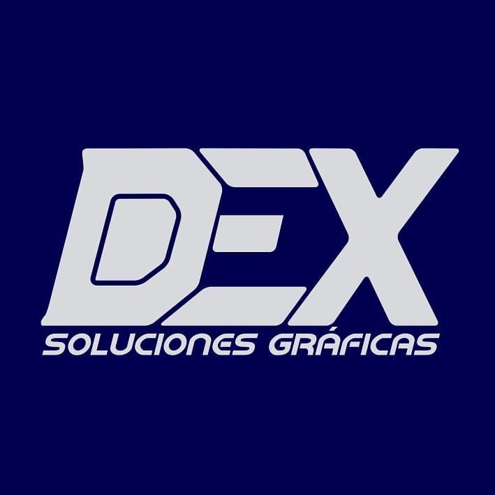 Logo de Dex soluciones graficas